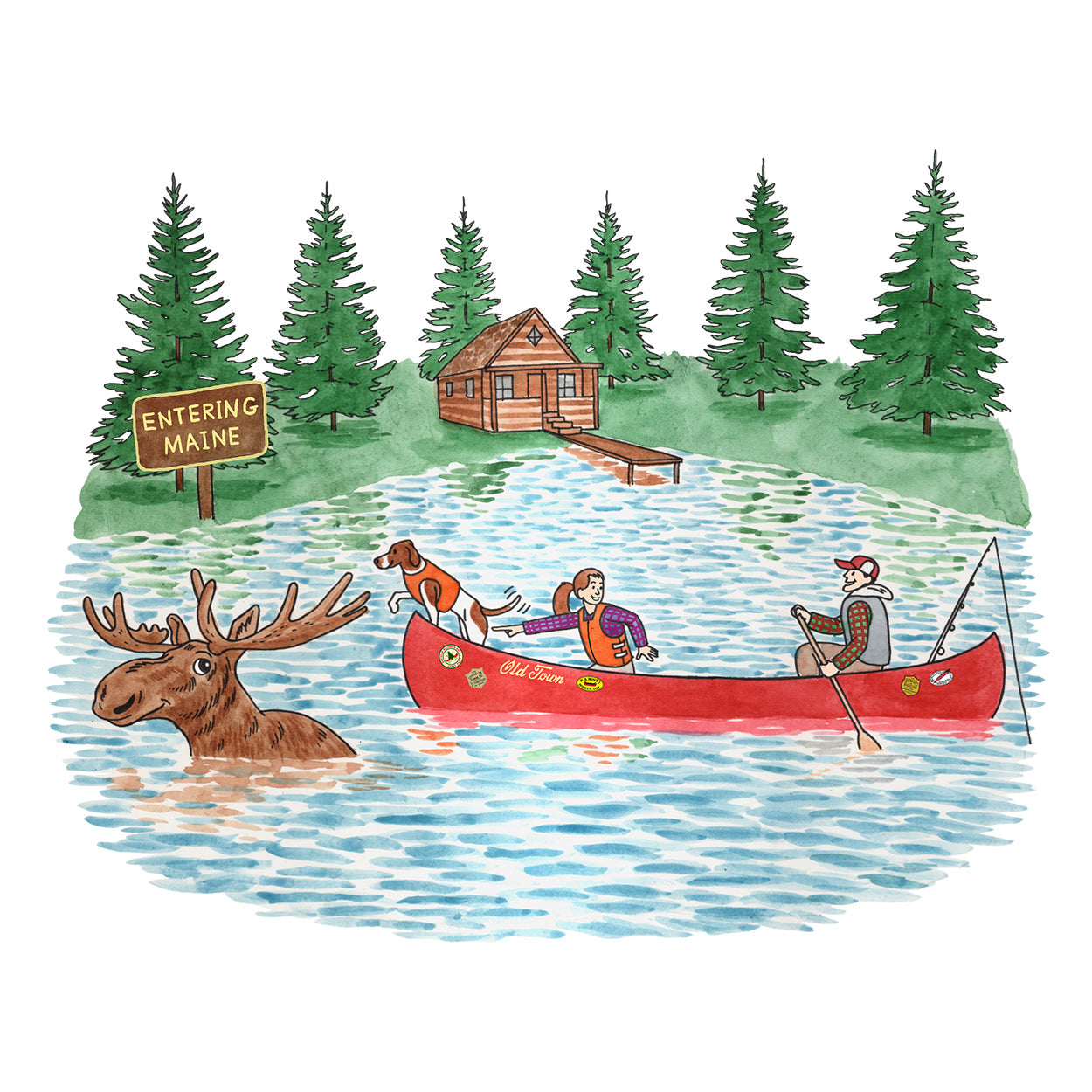 Entering Maine