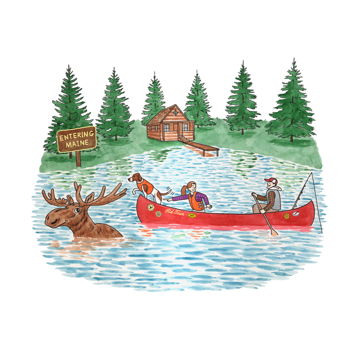 Entering Maine